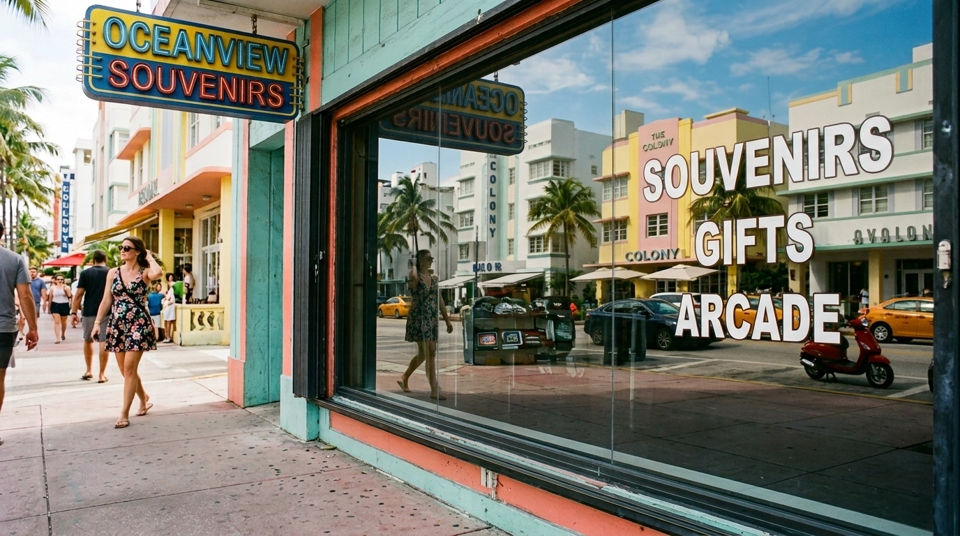 Storefront glass after replacement Downtown Miami